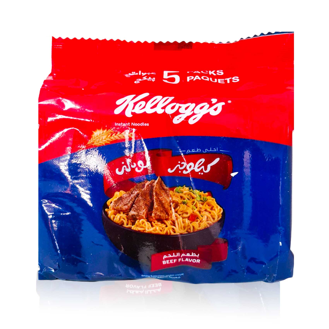 KELLOGGS BEEF NOODLES 350G 5PKT